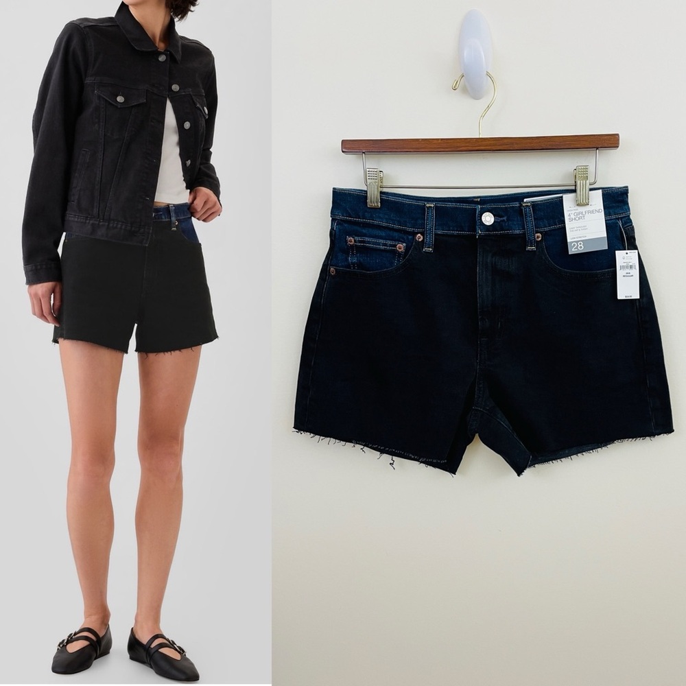 NWT, Gap Girlfriend 4” Denim Shorts